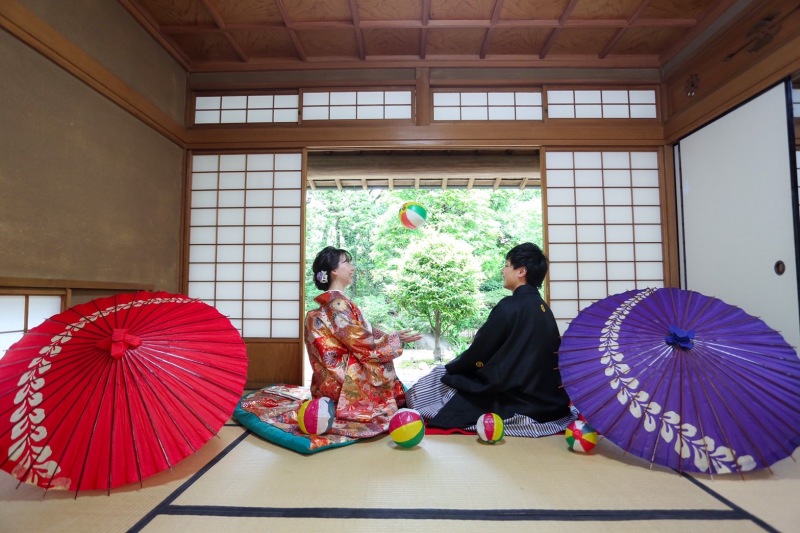 大人気!緑いっぱいの撮影!