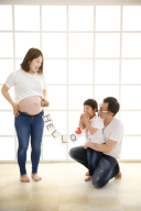 新しい家族と一緒に