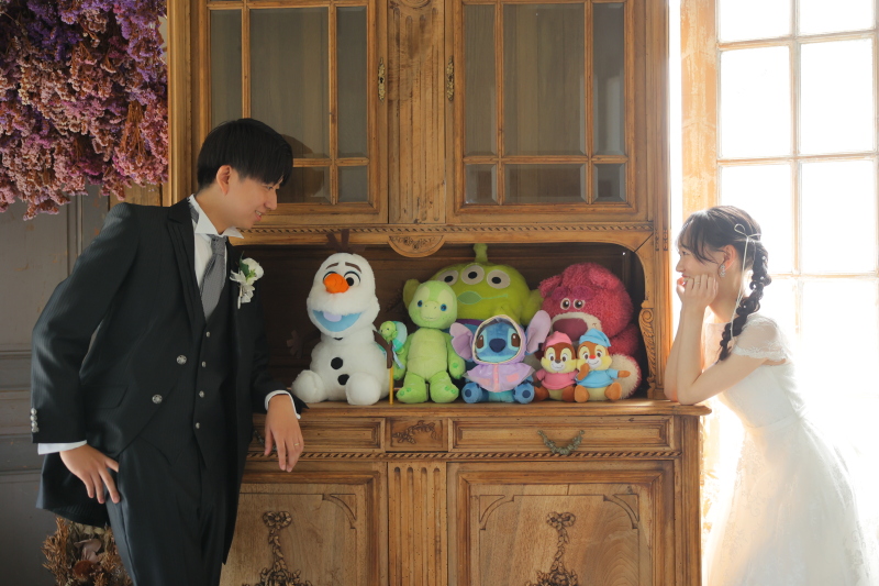 お持ち込み小物でお二人にしか残せない一枚を☆彡