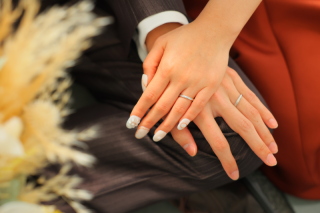 指輪ショット♡