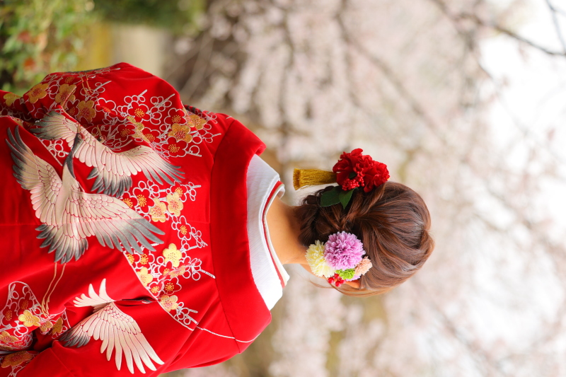 色打掛ヘアメイク