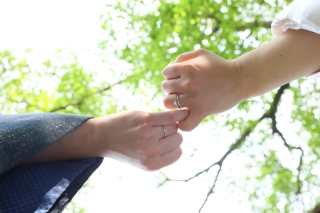 お2人の思い出と一緒に撮影！