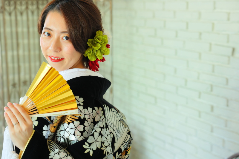 色打掛ヘアメイク