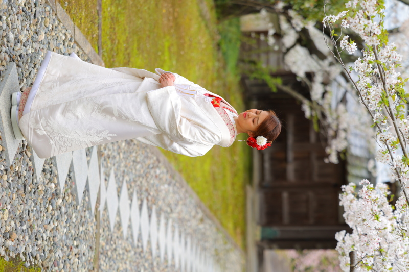 白無垢コーディネートのご紹介【赤色編】