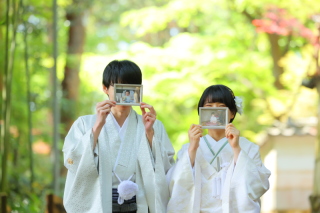 白無垢コーディネート~グリーン編~