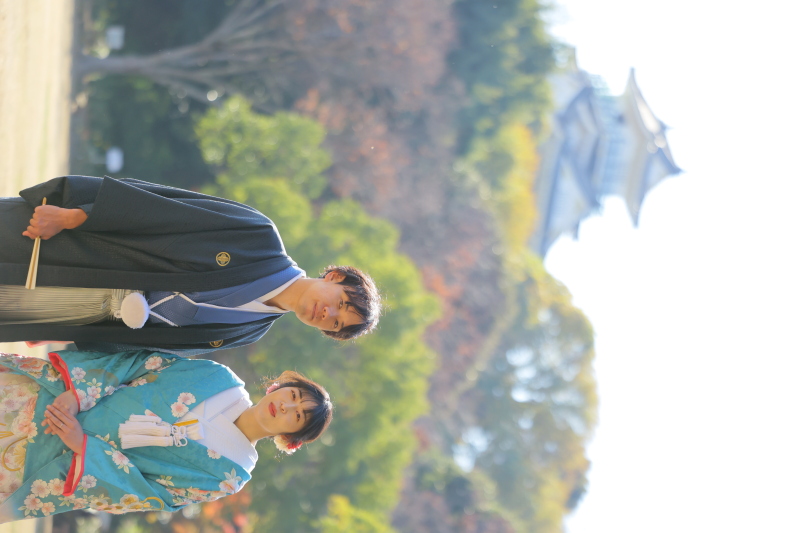 浜松城でロケーション撮影✧