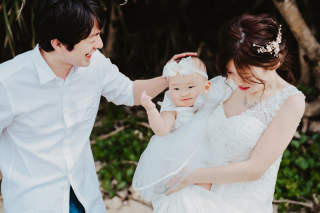 *沖縄フォトウェディングは、ぜひご家族で!*