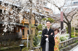 京都の桜の名所での撮影は、スマイルハンターにお任せ！！