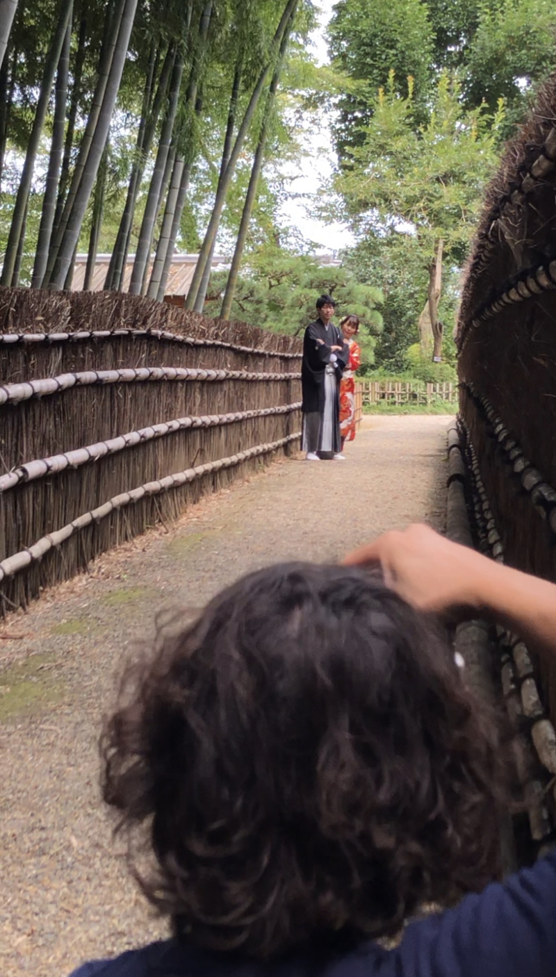 偕楽園和装ロケ