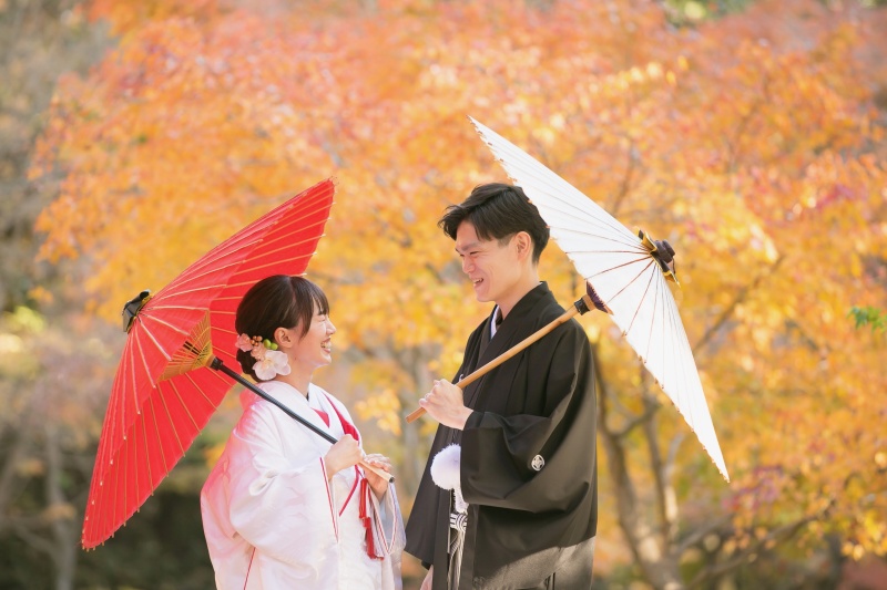 秋の前撮り！紅葉フォト早期ご予約キャンペーン！
