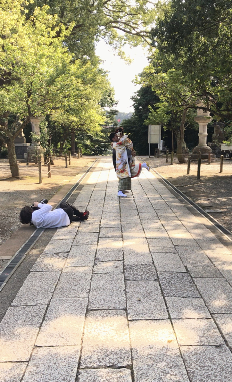 偕楽園ロケオフショット！