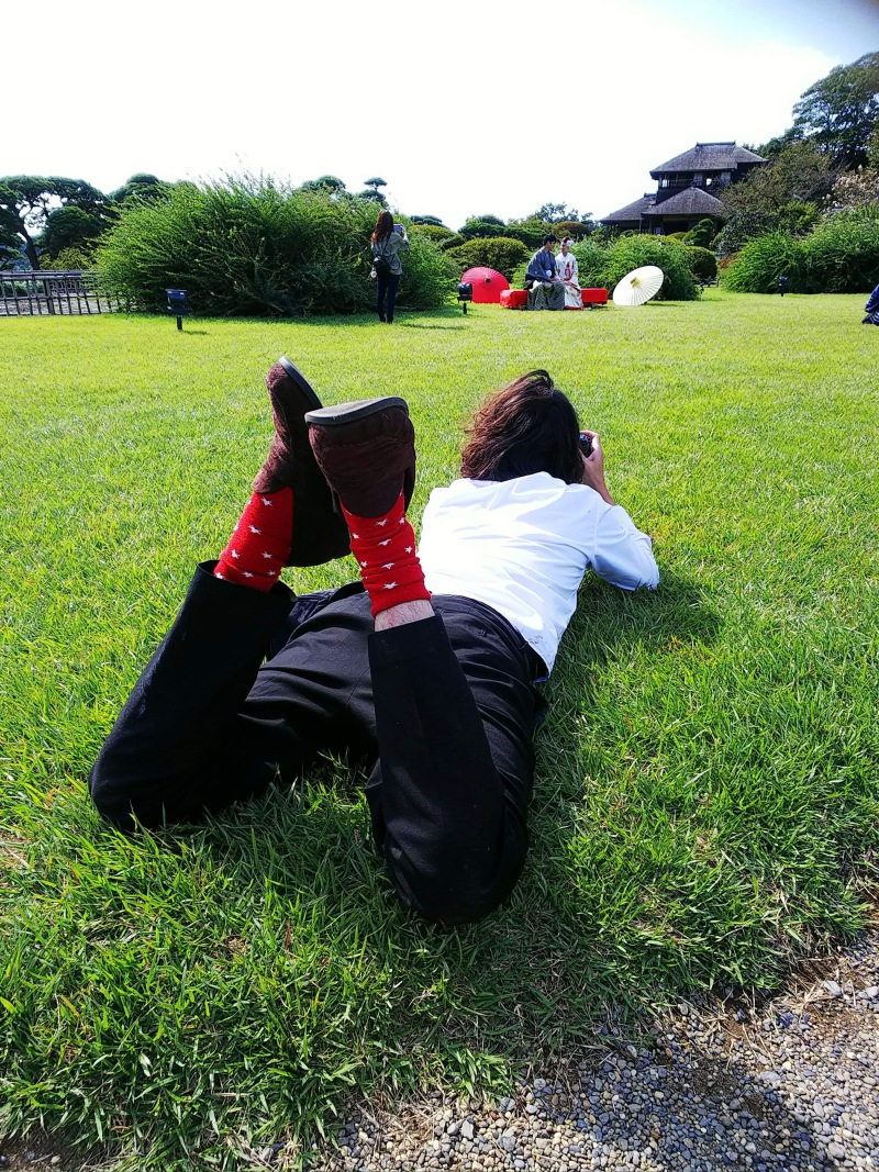 偕楽園ロケオフショット！