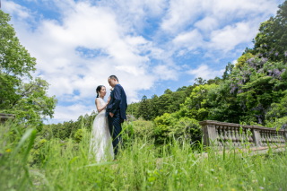 新緑ロケーション&times;ドレス