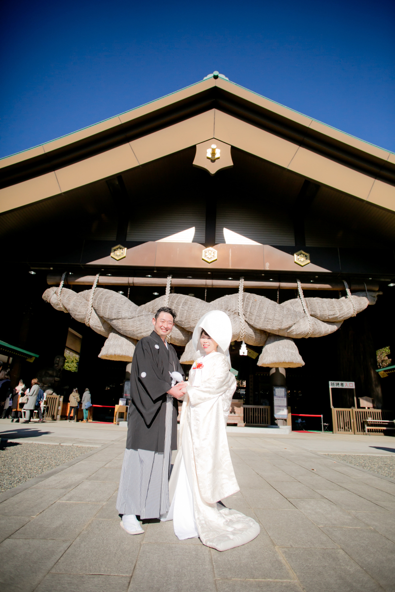 出雲大社での和装撮影