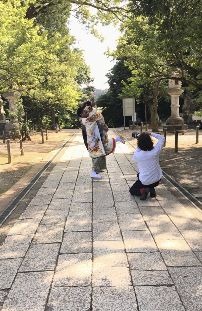 偕楽園ロケオフショット！