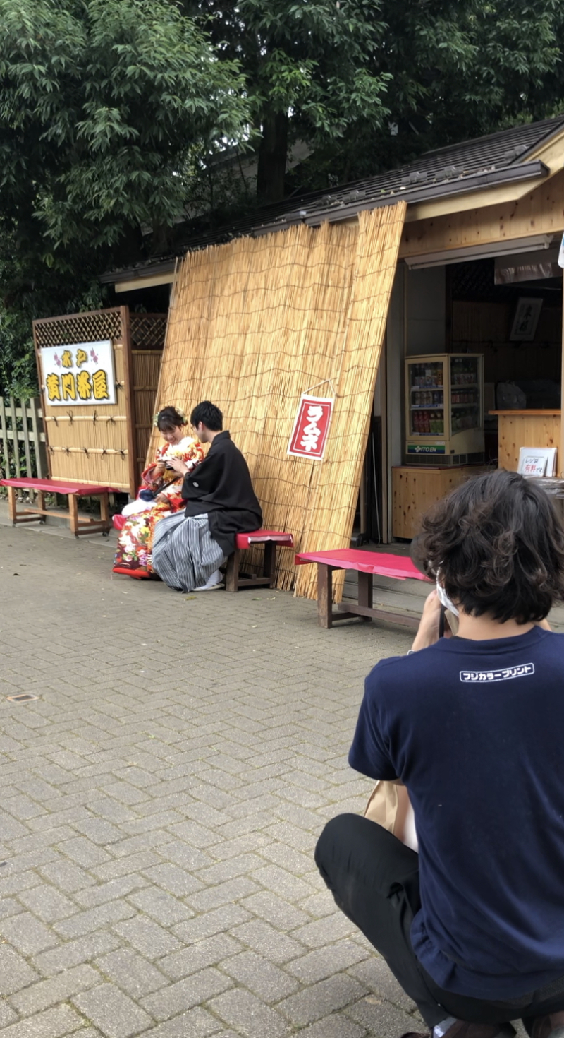 偕楽園和装ロケ