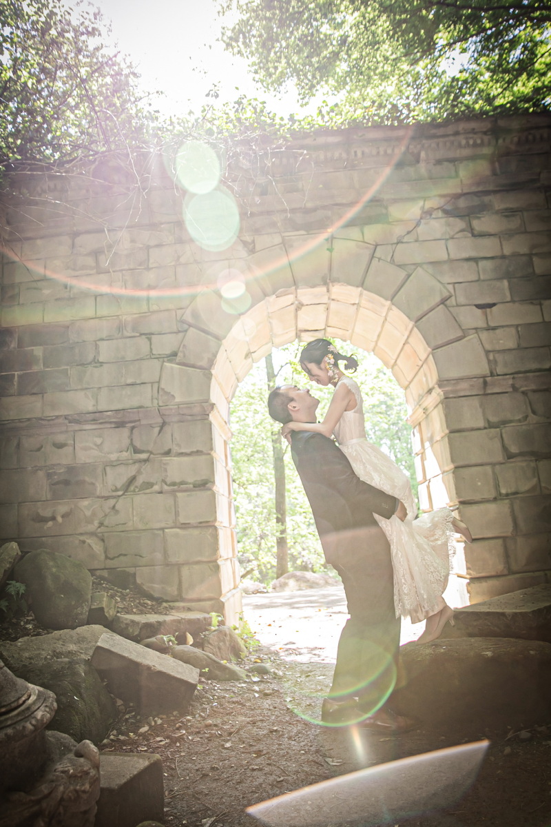 七ツ洞公園の洋装ロケーション