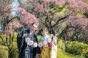 花田苑の梅咲き始めました