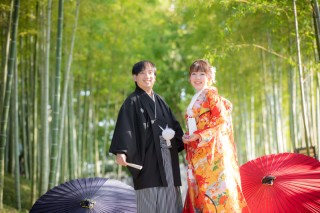 竹林で‼