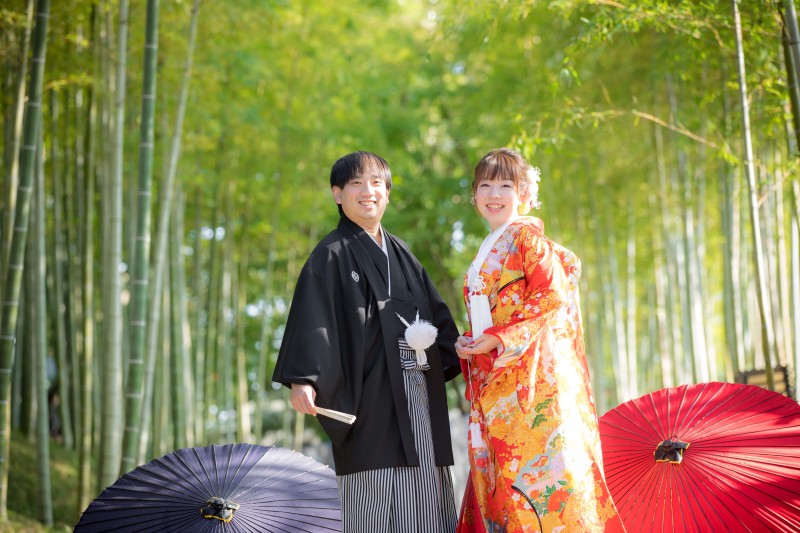 竹林で‼