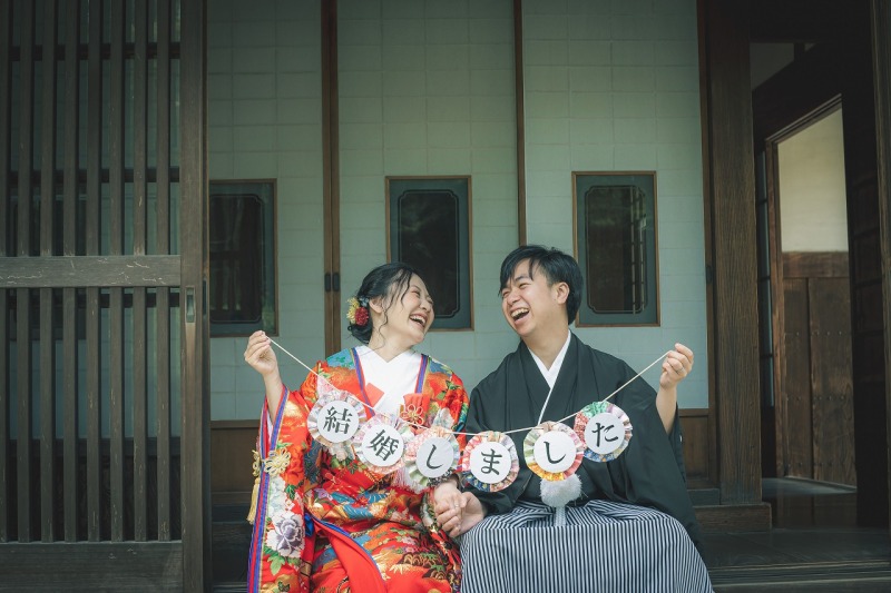 【大間野町旧中村家住宅】～レトロモダンな和装前撮り紹介～