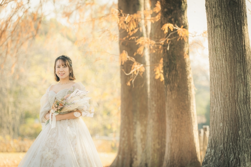 ～ボリューム感のあるチュール素材のドレス～