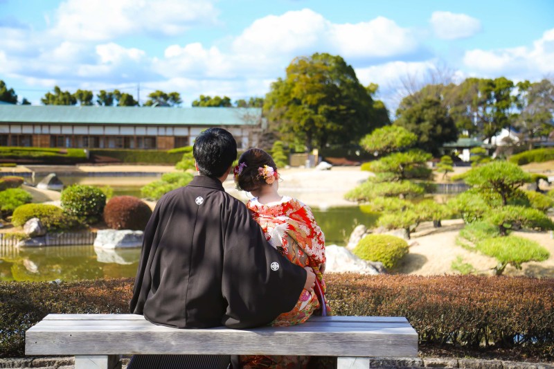 晴天!空をバックに