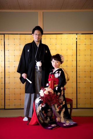 黒引振袖