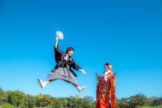 紅葉シーズンの花田苑について