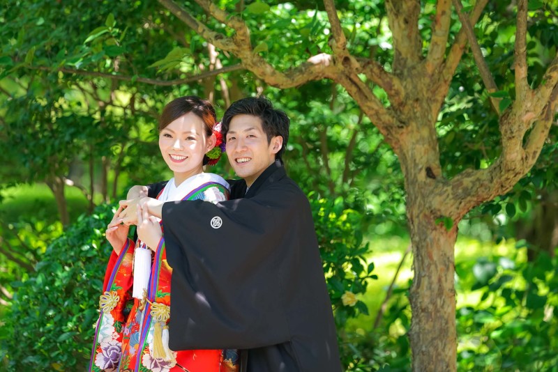 豪華なお着物で！