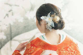 和装のヘアスタイルご紹介♪