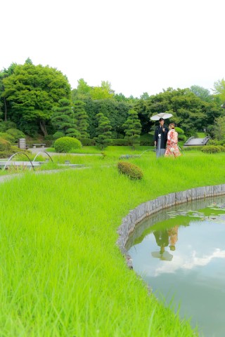 池に映る姿
