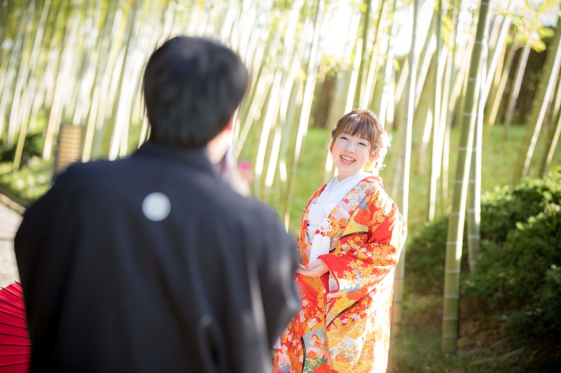 竹林で‼