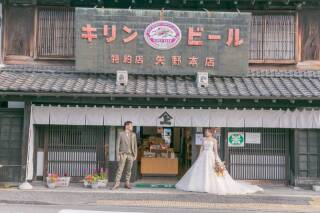 街中フォトウェディング