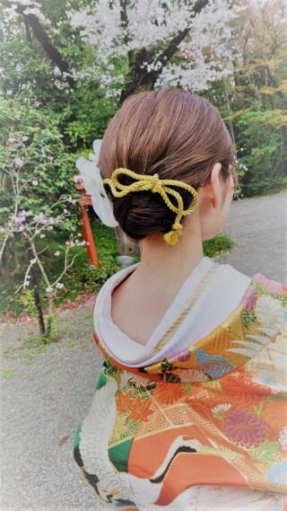 ショートでもアップに!