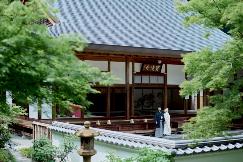 >宝徳寺で叶える四季折々の和装フォト