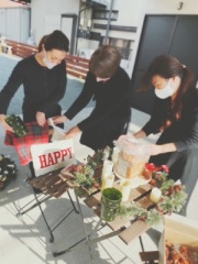 本日の撮影準備中、、、