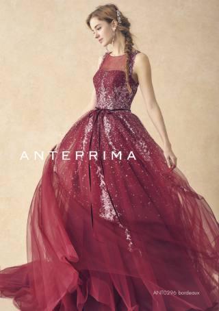 秋に人気のボルドーカラードレス☆