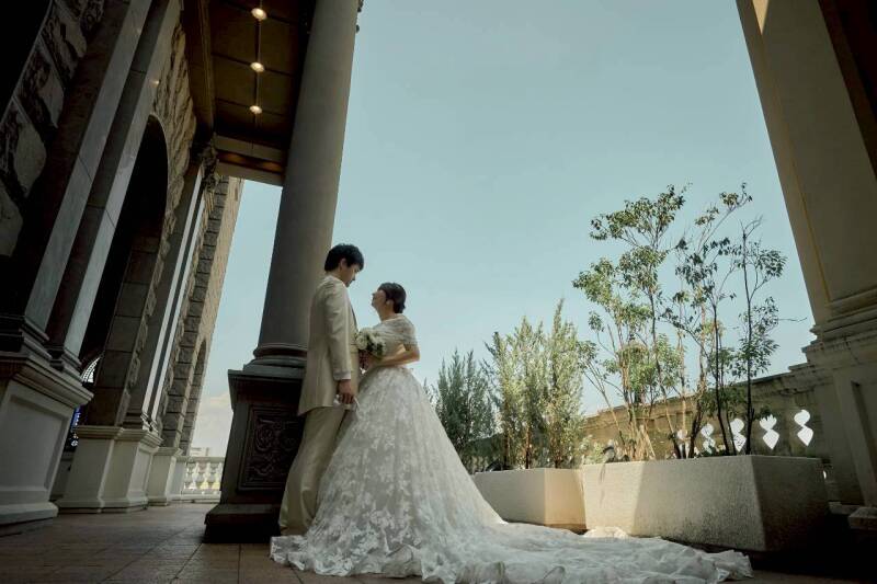 ドレスが映える！ロイヤルチェスター太田で洋装ロケーション撮影