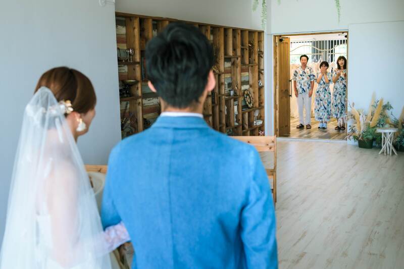 夏じゃない沖縄もこんなに素敵( ᎔˘꒳˘᎔)秋こそふたりだけのフォトウェディング