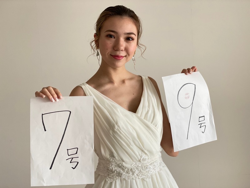 ドレス撮影最終日、近日中にドレスカタログにアップします。お楽しみに!