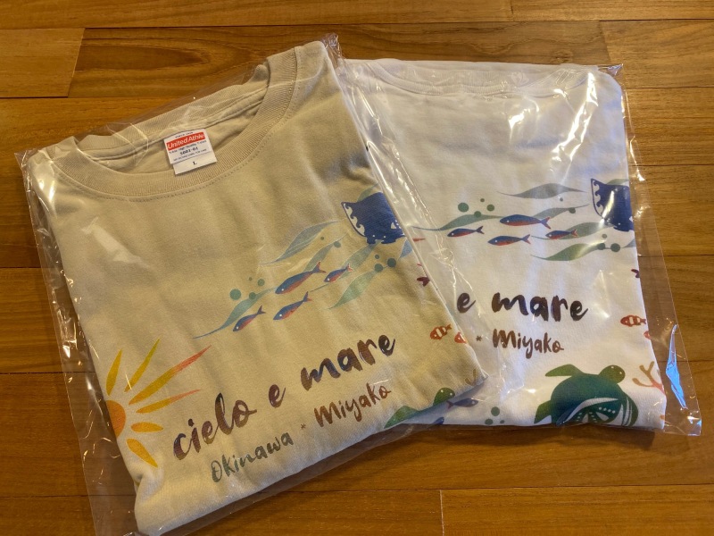 シエロTシャツ完成！ペアルックでいかが？