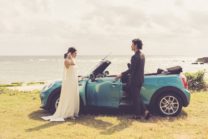 Mini Cooper(オープン)で撮影!《いまだけ》限定プランのご紹介です♪