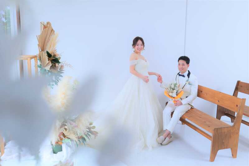マタニティーさんも綺麗な花嫁姿とマタニティーっぽい写真を両方撮りましょう！