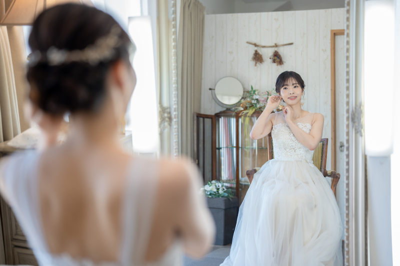 花婿さまのお仕度風景撮影