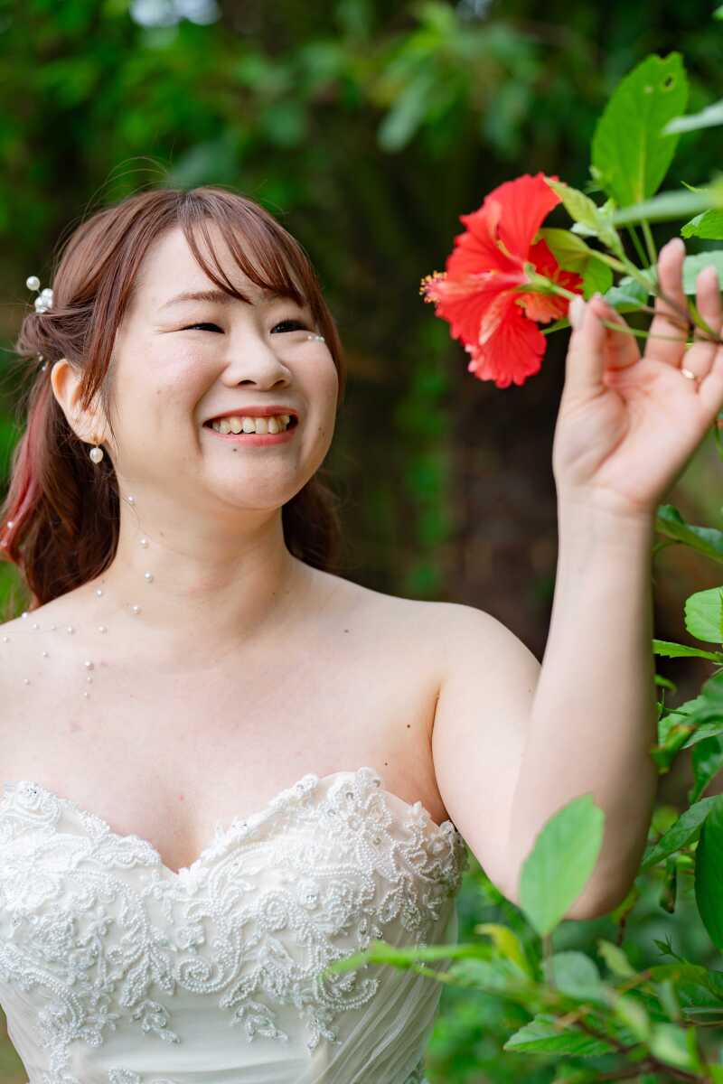 ハイビスカスと一緒に撮影しよう!!!