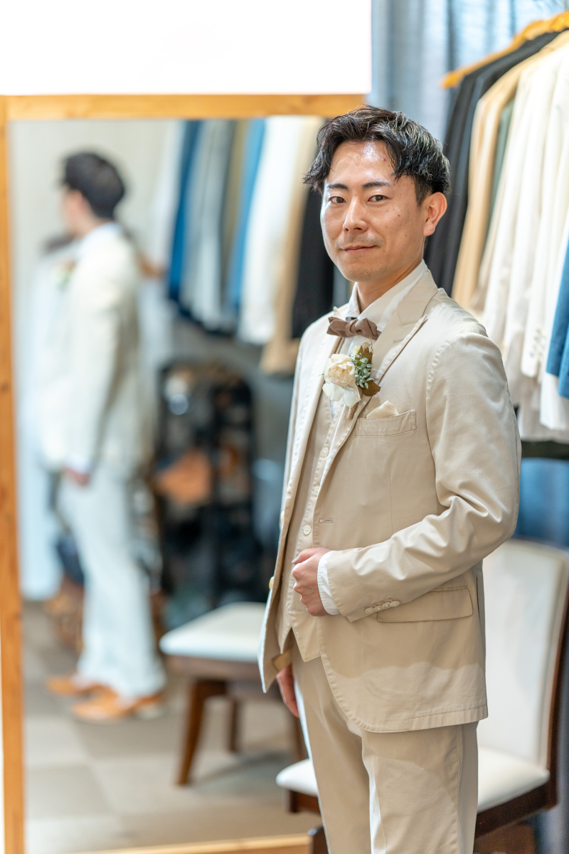 お仕度風景フォト