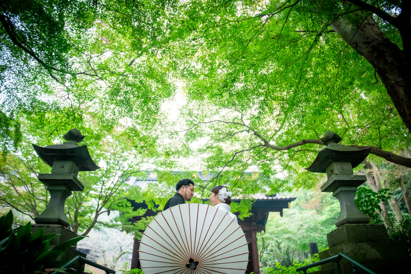 たくさんの緑に包まれたお写真をご希望の方へ