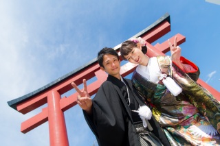 晴れ姿で鎌倉をお散歩♪