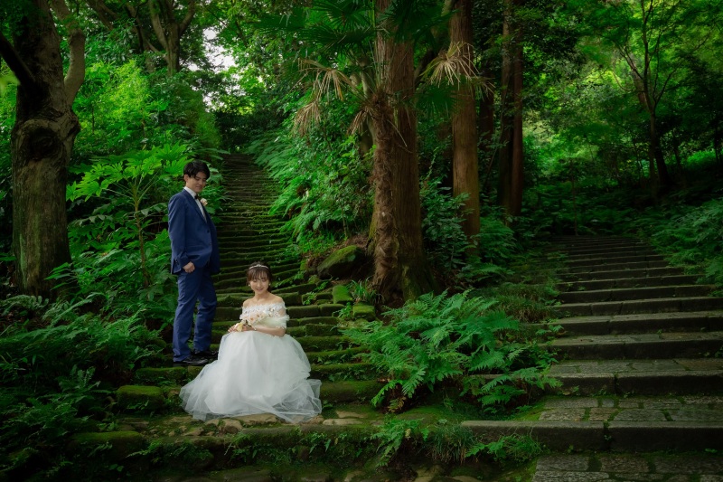 お客様のアイディアで生まれた“お寺でドレス”
